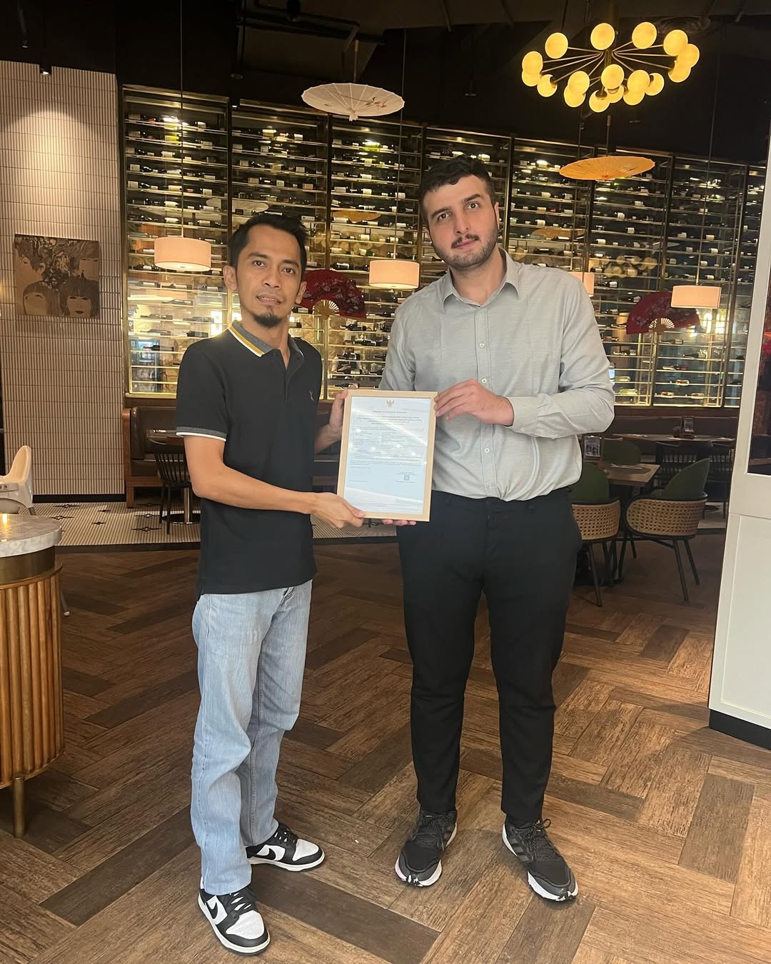 Izin SKPL B & C untuk Bowie Restaurant & Bar